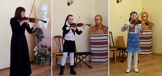 Учні Золочівської музичної школи здобули перемогу в обласному конкурсі скрипалів