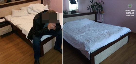 У Львові патрульні затримали у готелі чоловіка, якого підозрюють у розбещенні неповнолітнього