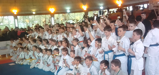 Золочівські спортсмени з кіокушинкай карате здобули 17 нагород, з них 10 золотих медалей