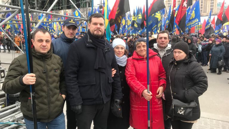 Націоналістичні сили провели у Києві «Віче гідности»