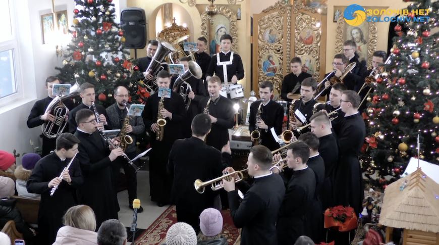 Виступ Духового оркестру Львівської Духовної Семінарії