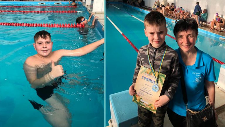 «Новорічний старт»: золочівські діти привезли нагороди зі змагань по плаванню (відео)