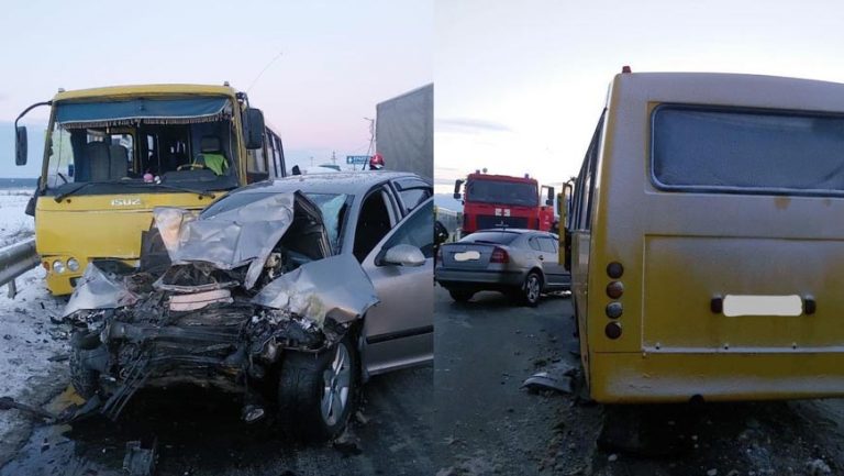 Загинув водій: зіткнення авто з маршруткою поблизу Львова (відео)