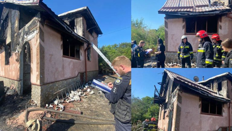 Двоє дітей загинули внаслідок пожежі у житловому будинку поблизу Львова (відео)